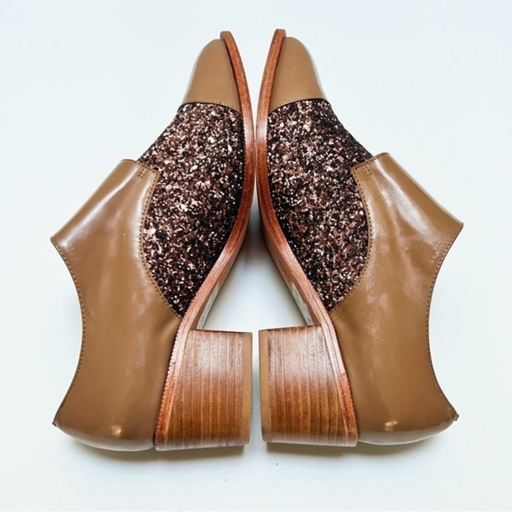 💋Anthropologie Vanessa Tao glittery shoes. Size 39 or size 8 - Picture 4 of 7